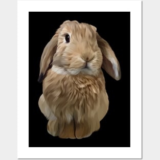 Cute rabbit Posters and Art